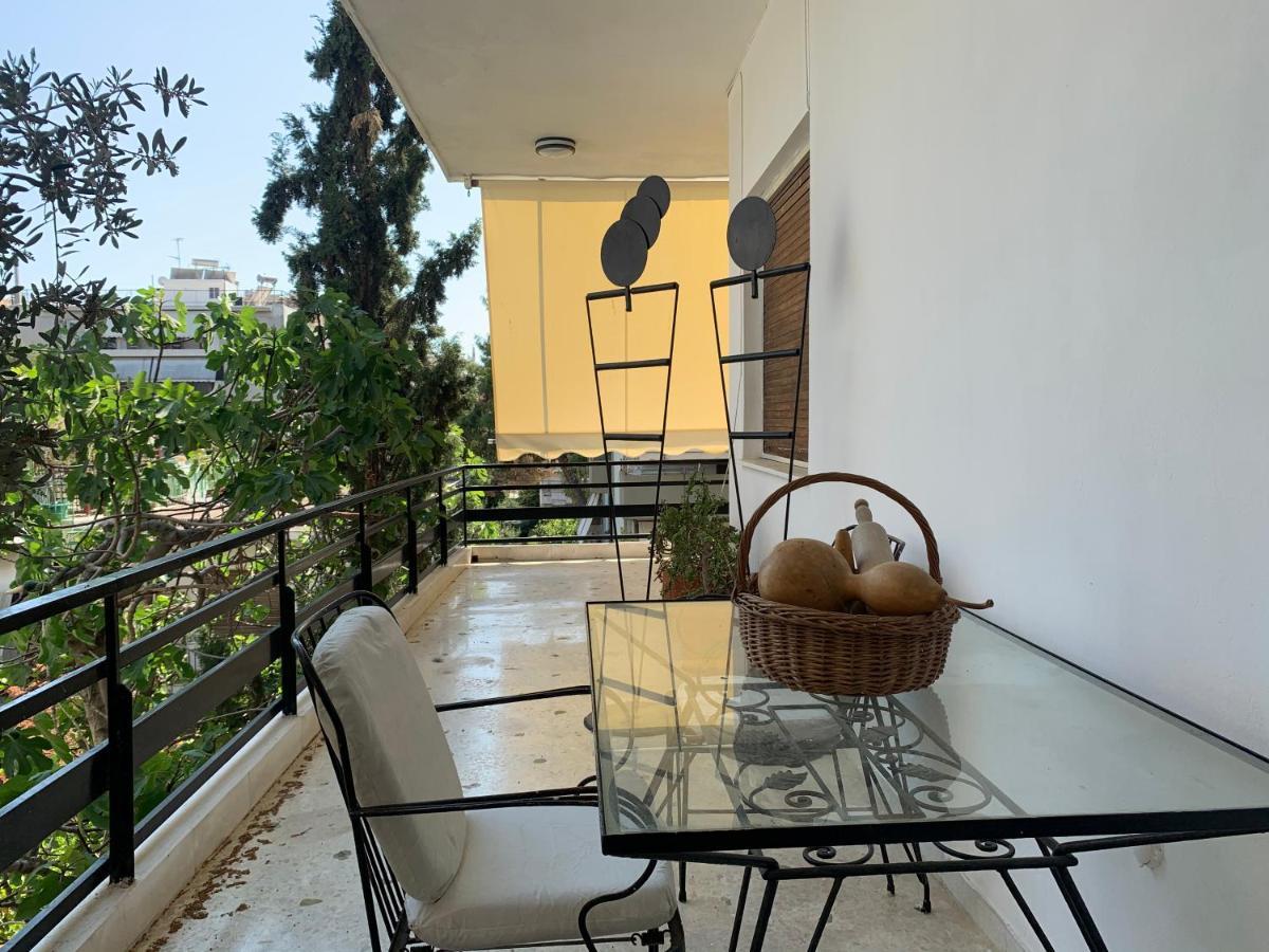 Ferienwohnung Vintage 70S Flat Athen Exterior foto